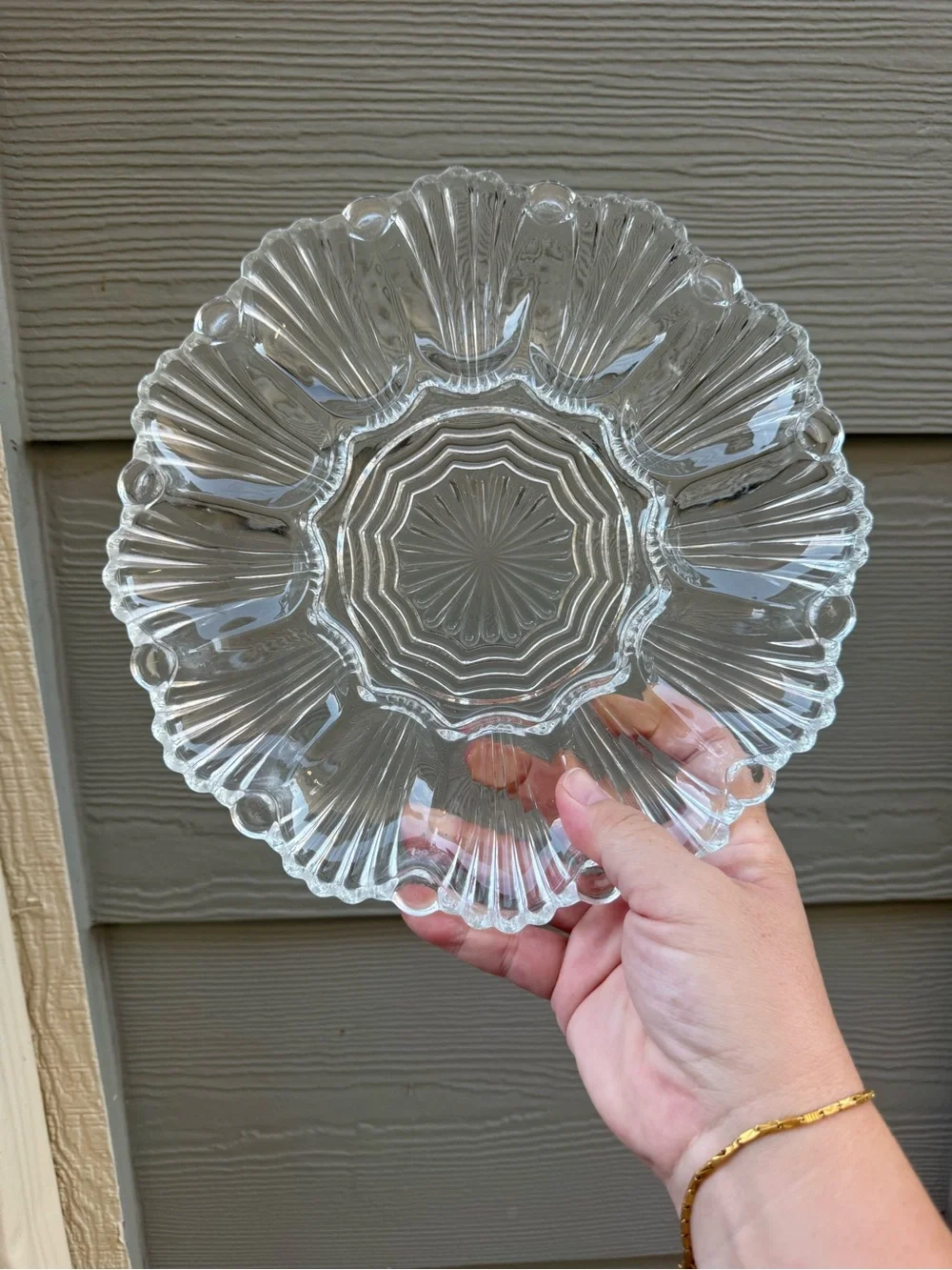 Anchor Hocking Deviled Egg Plate